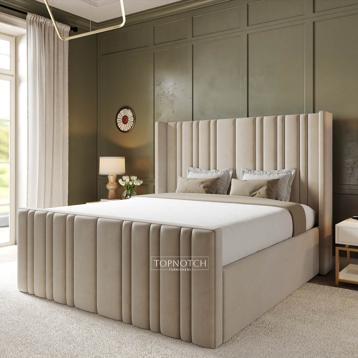 Brixton Wingback Bed