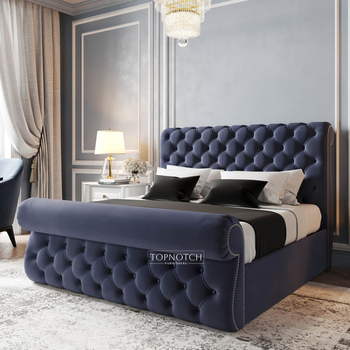 Luxury Sleigh Bed