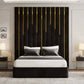Lumina Gold Stripe Bed